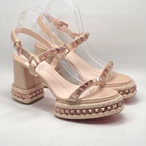 Christian Louboutin Superaclou Espadrille Sandal size 39